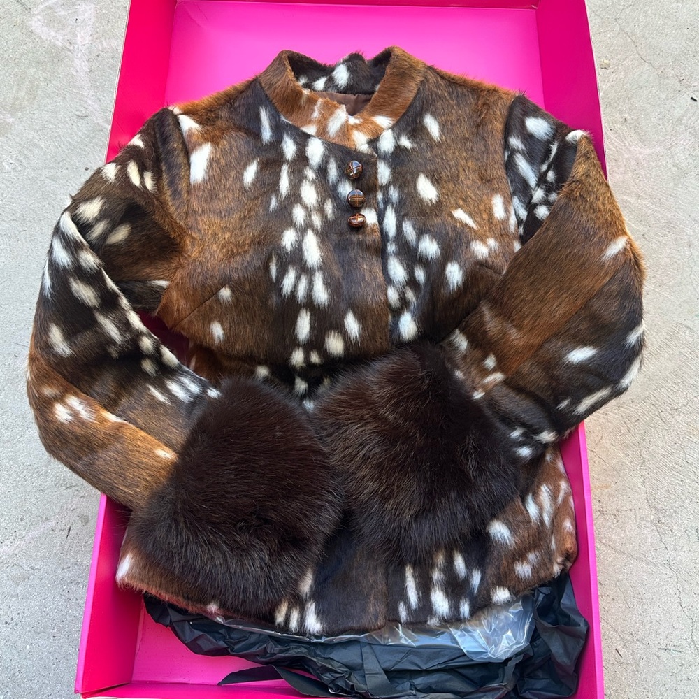 Carelli 'BAMBI' Deer Print Jacket